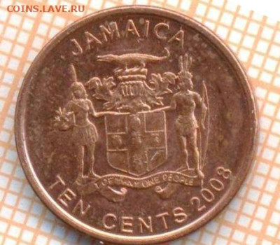 Ямайка 10 центов 2008 г., до 14.03.2024 г. в 22.00 по Москв - Ямайка 10 центов 2008 329