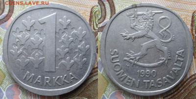 Финляндия 1 марка 1990 М до 14-03-24 в 22:00 - Финляндия 1 марка 1990 M    4786