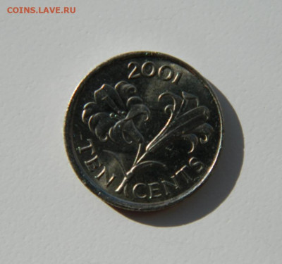 Бермудские острова 10 центов 2001 г. до 14.03.24 - DSCN4679.JPG