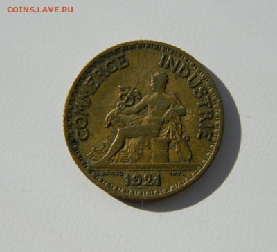 Франция 1 франк 1921 г. до 14.03.24 - DSCN4657.JPG