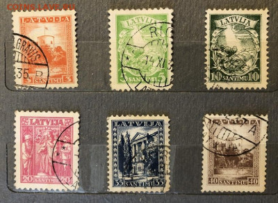 Серия марок Латвии 1934 New Daily Stamps - IMG_0664