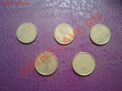 Лот №1 Португалия 5 монет (без повт) до 16.01.12 22:00 - 13012012354
