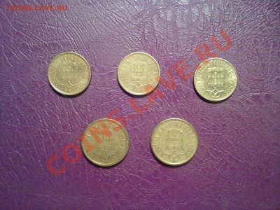 Лот №2 Португалия 5 монет (без повт) до 16.01.12 22:00 - 13012012355