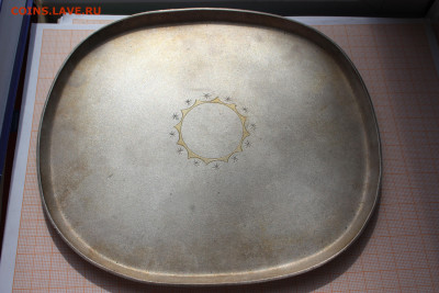 Набор кофейный, мельхиор, 4 чашки + поднос. До 12.03.24 в 22 - г.JPG