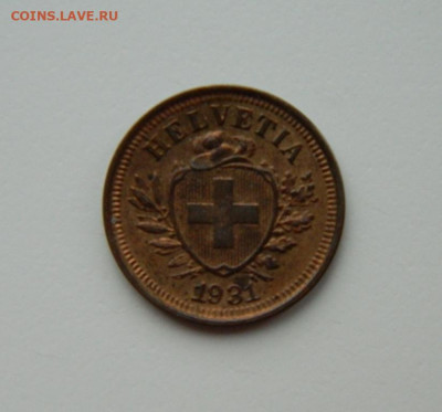 Швейцария 1 раппен 1931 г. до 14.03.24 - DSCN3563.JPG