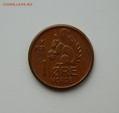 Норвегия 1 эре 1971 г. (Фауна) до 14.03.24 - DSCN3623.JPG