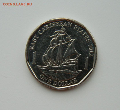 Восточные Карибы 1 доллар 2012 г. (Парусник) до 14.03.24 - DSCN3213.JPG