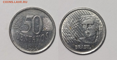 Бразилия 50 сентавос 1994 года - 12.03 - 1709905452733