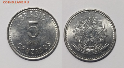 Бразилия 5 крузейро 1987 года - 12.03 - IMG_20240308_103910
