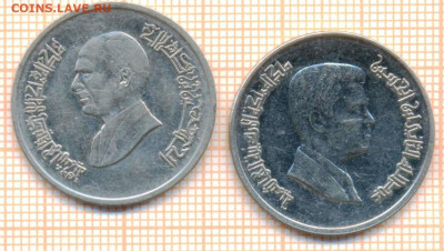 Иордания 5 пиастров 2 шт, до 15.03.2024 г. в 22.00 по Москве - Иордания 5 пиастров 45а 42