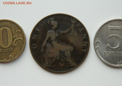 Великобритания 1 пенни 1903 г. (Крупная!) до 16.03.24 - DSCN4733.JPG