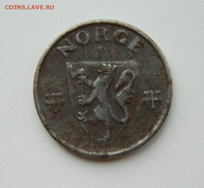 Норвегия 5 эре 1942 г. (Железо) до 16.03.24 - DSCN4694.JPG