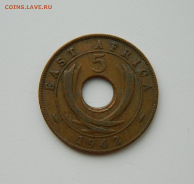 Британская Восточная Африка 5 центов 1942 г. до 16.03.24 - DSCN4744.JPG