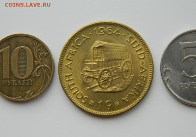 Южная Африка 1 цент 1964 г. (Крупная!) до 16.03.24 - DSCN4718.JPG