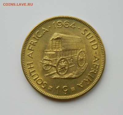 Южная Африка 1 цент 1964 г. (Крупная!) до 16.03.24 - DSCN4719.JPG