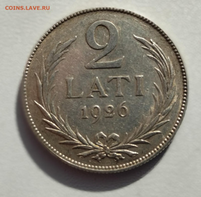Латвия 2 лата 1926 - 3-1