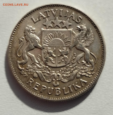 Латвия 2 лата 1926 - 3-2