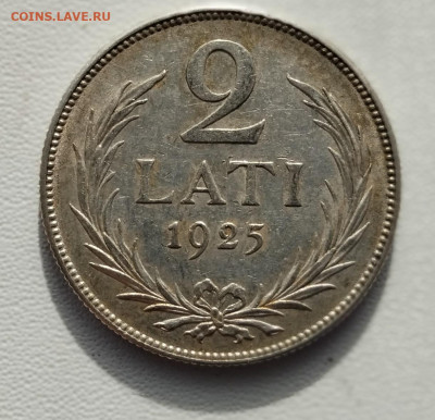 Латвия 2 лата 1925 - 2-2