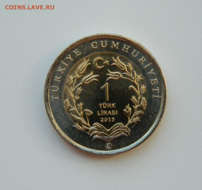 Турция 1 лира 2015 г. (Юбилейная) Варан 17.03.24 - DSCN4852.JPG