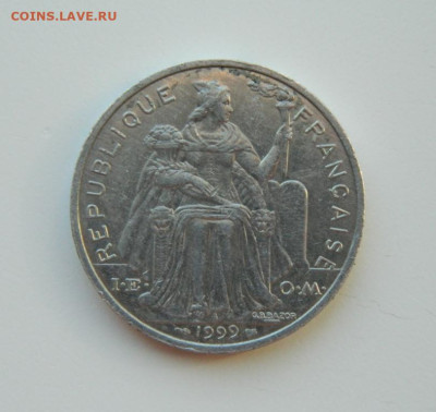 Фр. Новая Каледония 5 франков 1999 г.(Фауна) до 17.03.24 - DSCN4865.JPG