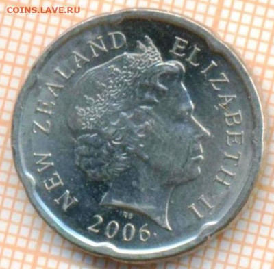 Новая Зеландия 20 центов 2006 г., до 18.03.2024 г. в 22.00 п - Новая Зеландия 20 центов 2006 345