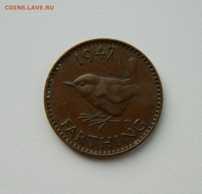 Великобритания 1 фартинг 1947 г. (Фауна) до 18.03.24 - DSCN4961.JPG