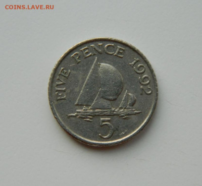 Гернси 5 пенсов 1992 г. (Парусник) до 18.03.24 - DSCN5044.JPG