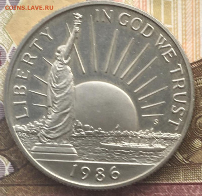 США 50 центов 1986г. Нация иммигрантов с 200 руб. до 19.03.2 - 2