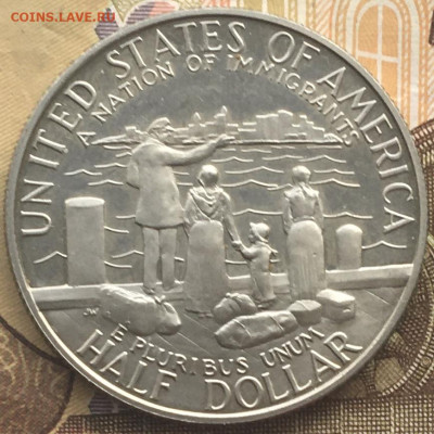 США 50 центов 1986г. Нация иммигрантов с 200 руб. до 19.03.2 - 1
