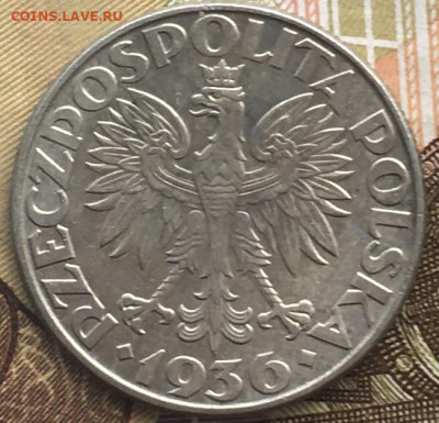 Польша 2 злотых 1936 Парусник с 200 руб. до 19.03.2024 - 2