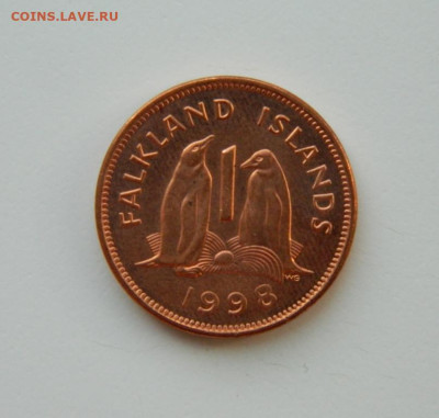 Фолклендские острова 1 пенни 1998 г. (Фауна) до 19.03.24 - DSCN5093.JPG
