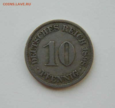 Германия 10 пфеннигов 1898 г. "А" до 19.03.24 - DSCN5130.JPG