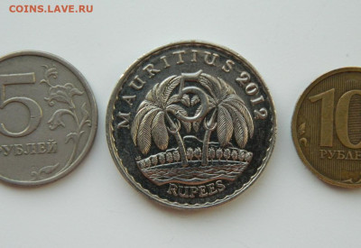 Маврикий 5 рупий 2012 г. (Крупная!) до 19.03.24 - DSCN5217.JPG