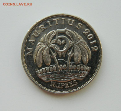 Маврикий 5 рупий 2012 г. (Крупная!) до 19.03.24 - DSCN5218.JPG