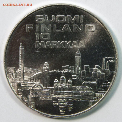 Финляндия 1971 10 марок ЧМ по ЛА UNC до 17.03 в 22:10 - Финляндия 10 марок 1971 ЧМ по легкой атлетике_2
