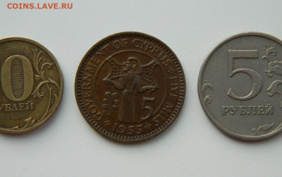 Британский Кипр 5 милс 1955 г. до 19.03.24 - DSCN5018.JPG