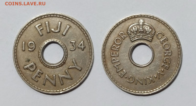 Фиджи 1 пенни 1934 года Георг V - 16.03 - IMG_20240310_204028