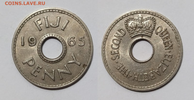Фиджи 1 пенни 1965 г Елизавета II - 16.03 - IMG_20240310_204044