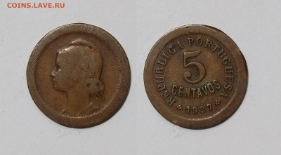 Португалия 5 сентавос 1927 года - 16.03 - IMG_20240310_203310
