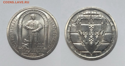 Португалия 100 эскудо 1985г 600 лет - Битве  - 16.03 - IMG_20240312_204618