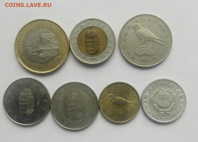 Венгрия  7 монет до 20.03.24 - 20240314_123219