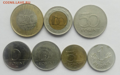 Венгрия  7 монет до 20.03.24 - 20240314_123246