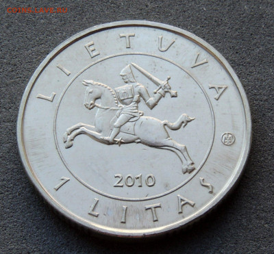 Литва 1 лит 2010 юбил. до 20.03.2024 - Литва 1 лит 2010 .JPG