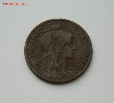 Франция 5 сантимов 1906 г. до 21.03.24 - DSCN5026.JPG