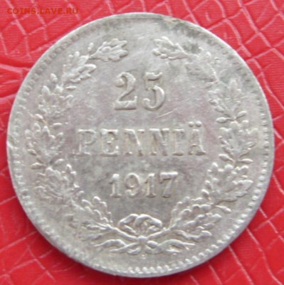 25 пенни Русская Финляндия 1917. - 25 пенни Русская Финляндия 1917 - 1