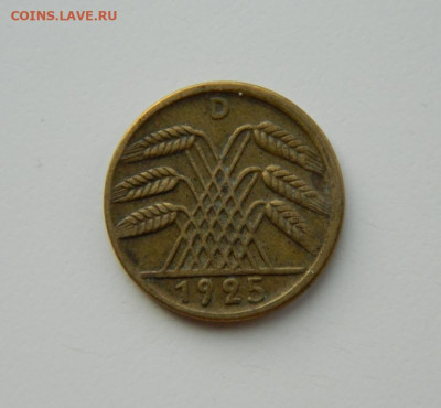 Германия 5 рейхспфеннигов 1925 г. "D"  до 21.03.24 - DSCN4987.JPG