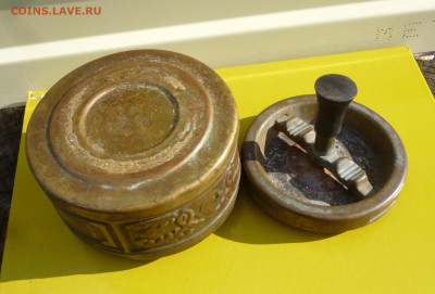 ПЕПЕЛЬНИЦА-КРУТИЛКА СОВЕТСКИХ ВРЕМЕН, с клеймом, фикс - 6.JPG
