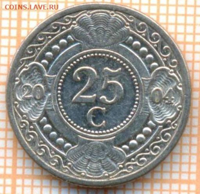 Нидерландские Антиллы 25 центов 2004 г., до 23.03.2024 г. в - Нтд. Антиллы 25 центов 2004 361