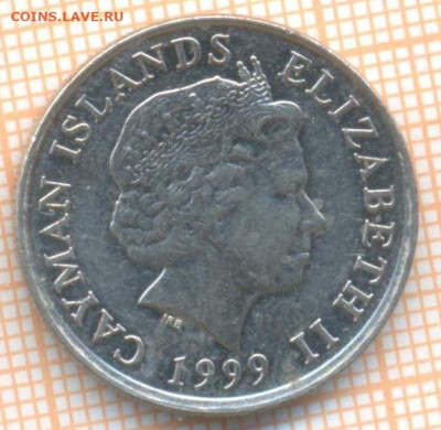 Каймановы острова 25 центов 1999 г., до 23.03.2024 г. в 22.0 - Кайманы 25 центов 1999 363