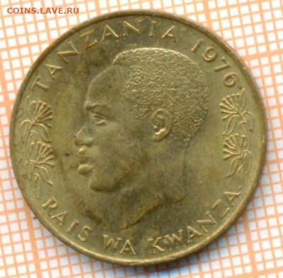 Танзания 20 центов 1976 г., до 23.03.2024 г. в 22.00 по Моск - Танзания 20 центов 1976 365а